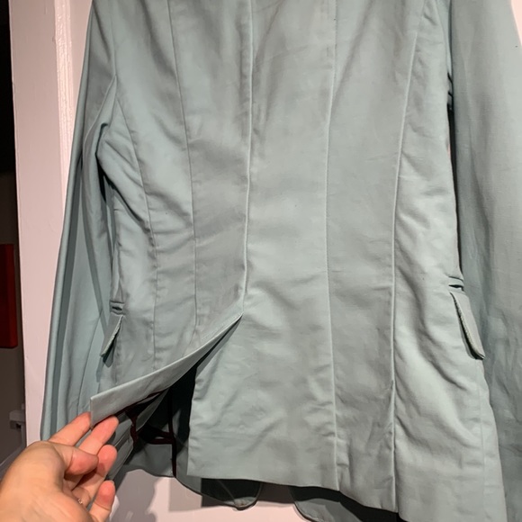 Cue Australia tailored mint green blazer - Picture 8 of 11